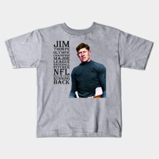 Jim Thorpe, 1912, version 4 Kids T-Shirt